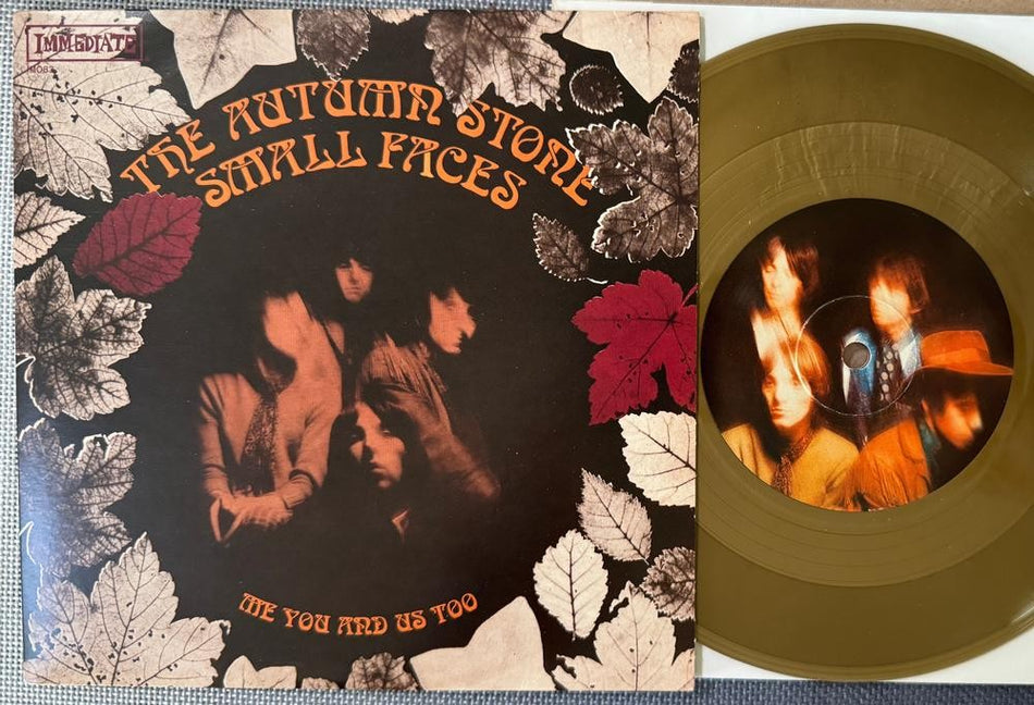 SMALL FACES AUTUMN STONE/ ME YOU AND US TOO~NM 2016 UK GOLD WAX CHARLEY RE 45 7'