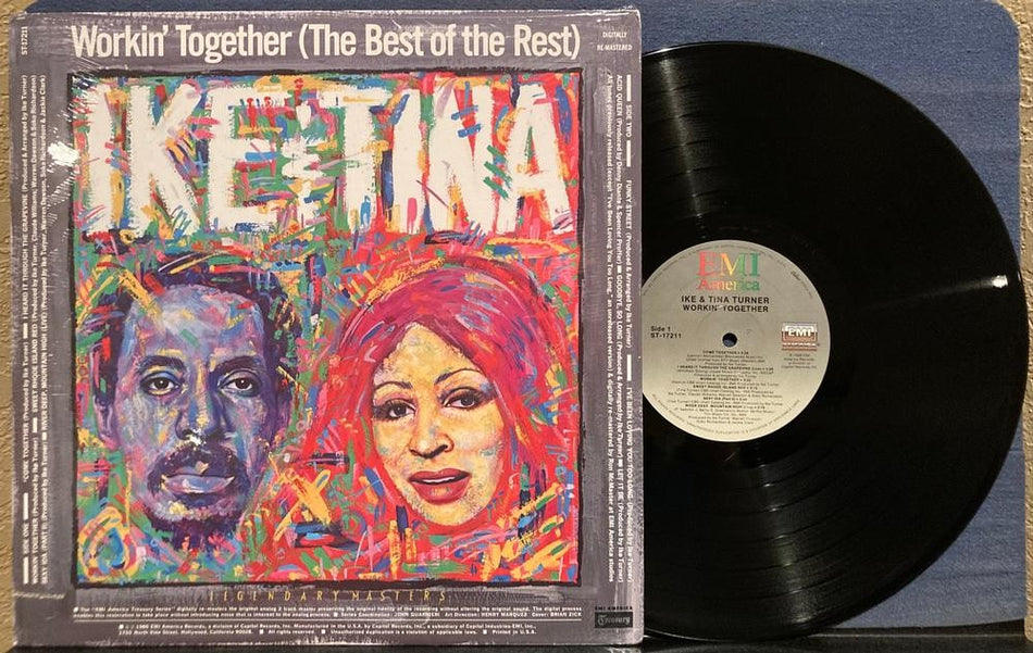IKE &TINA TURNER WORKIN TOGETHER~BEST OF REST~NM 1986 QUIEX AUDIOPHILE LP~SHRINK