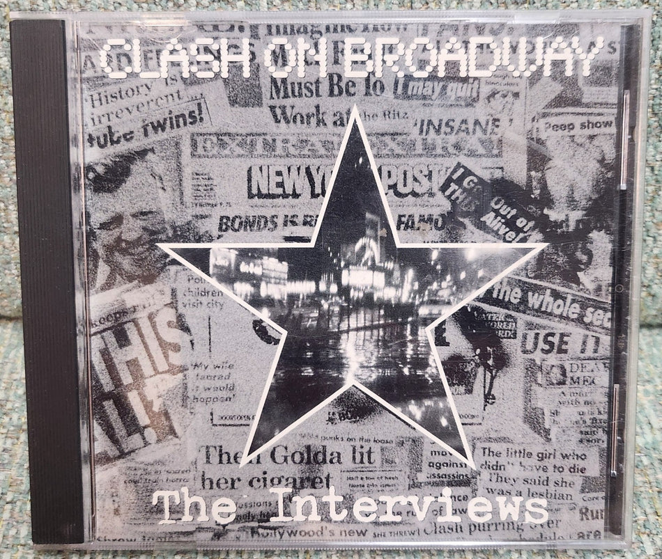THE CLASH ON BROADWAY THE INTERVIEWS~ORIG 1991 CD~BOX SET EXCERPTS~STRUMMER