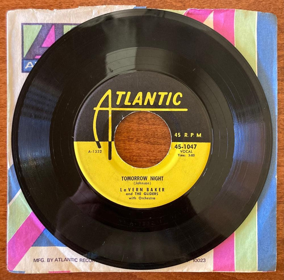 LaVERN BAKER~TWEEDLE DEE / TOMORROW NIGHT~1954 ATLANTIC 7-INCH 45 SNGL w/LBL SLV