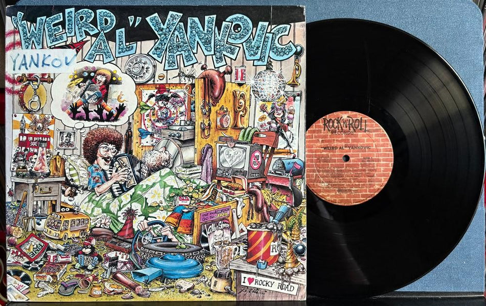 WEIRD AL YANKOVIC 1983 SELF-TITLED LP~ROCK 'N' ROLL RECS GOLD STAMP PROMO COPY!