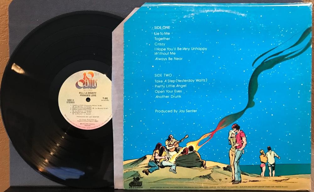 BILL LABOUNTY PROMISED LOVE~ORIG 1975 20th CENTURY RECORDS LP~SOFT ROCK~BALLAD