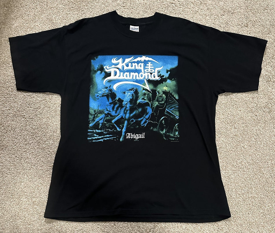 KING DIAMOND 2003 T-SHIRT~ABIGAIL~18 IS ACTUALLY 9~XL~BLACK~EXC COND~RARE