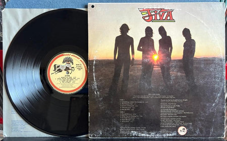 JIVA 1975 SELF-TITLED LP~DARK HORSE RECORDS PROMO COPY w/INNER~POP ROCK~STRAUSS