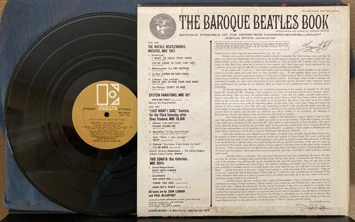 JOSHUA RIFKIN BAROQUE BEATLES BOOK~NM- 1965 ELEKTRA GOLD LABEL REPRESS LP~INSERT