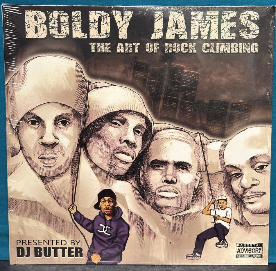DJ BUTTER PRESENTS BOLDY JAMES THE ART OF ROCK CLIMBING~SEALED DETROIT RAP