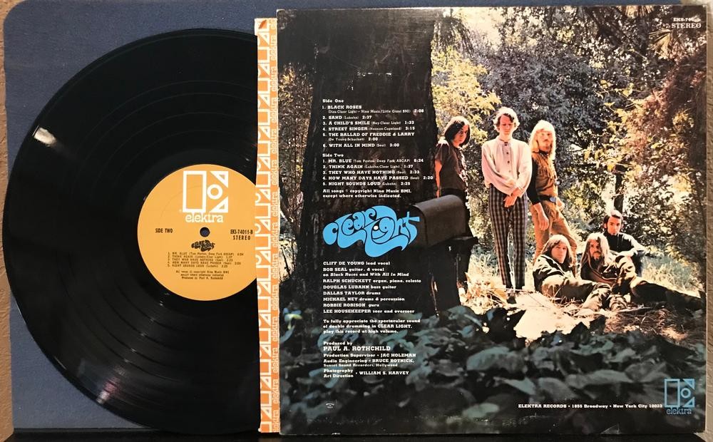 CLEAR LIGHT 1967 S/T LP~NM- ELEKTRA GOLD LABEL 1st PRESS~TERRE HAUTE~PSYCH~FUZZ