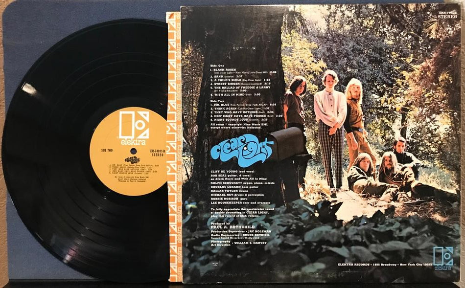 CLEAR LIGHT 1967 S/T LP~NM- ELEKTRA GOLD LABEL 1st PRESS~TERRE HAUTE~PSYCH~FUZZ