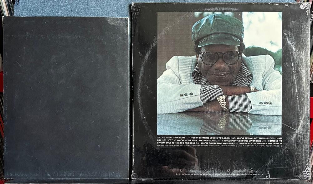 GET ON DOWN WITH BOBBY BLAND~SEALED ORIG 1975 ABC LP + PRESS KIT w/PHOTO~SOUL