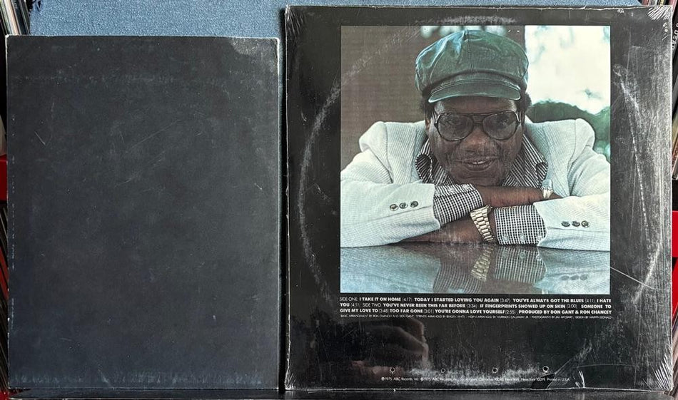 GET ON DOWN WITH BOBBY BLAND~SEALED ORIG 1975 ABC LP + PRESS KIT w/PHOTO~SOUL