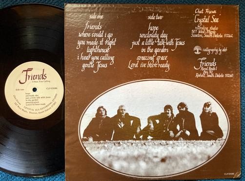 FRIENDS I HEAR YOU CALLING~PRIVATE LABEL XIAN RURAL PSYCH FOLK~SOUTH DAKOTA