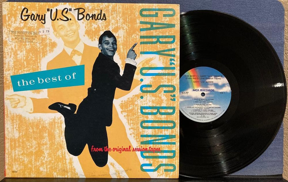 BEST OF GARY U.S. BONDS FROM ORIGINAL SESSION TAPES~RARE NM- 1984 MCA PROMO LP