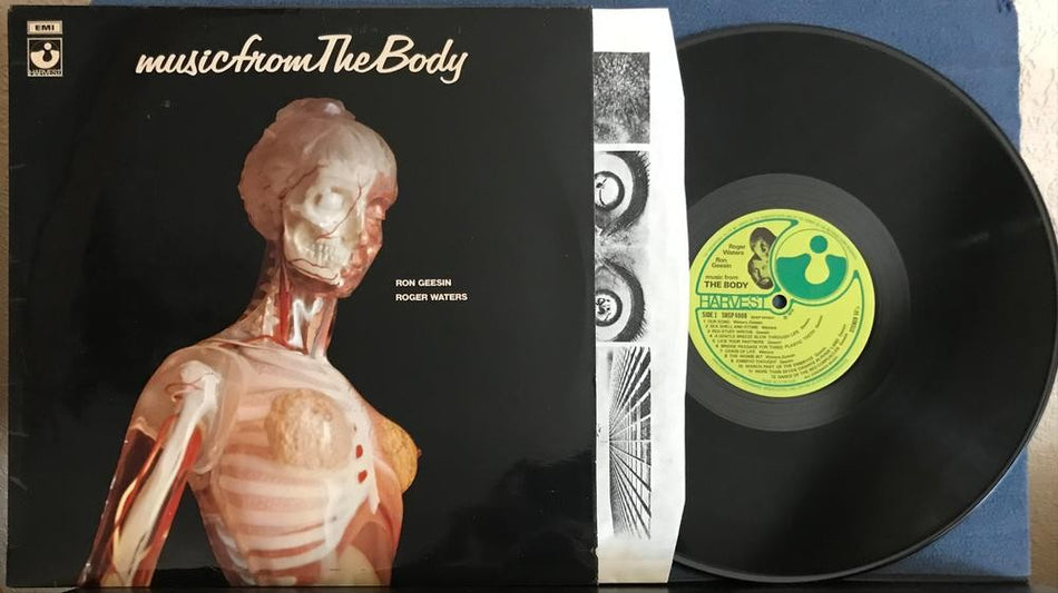ROGER WATERS~RON GEESIN~MUSIC FROM THE BODY~NM- 1970 HARVEST UK 1st PRESS~NO EMI