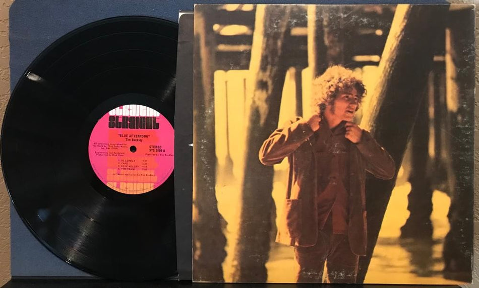 TIM BUCKLEY BLUE AFTERNOON~1969 STRAIGHT 1st PRESS LP~ACID WASHED FOLK ROCK