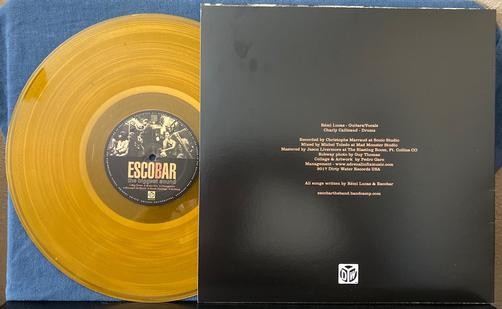 ESCOBAR THE BIGGEST SOUND~NM 2017 DIRTY WATER RECORDS LP~TRANSLUCENT GOLD~GRUNGE