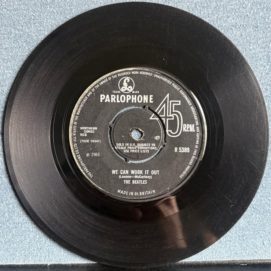 THE BEATLES~WE CAN WORK IT OUT /DAY TRIPPER~NM 1965 PARLOPHONE UK 7-INCH 45 SNGL
