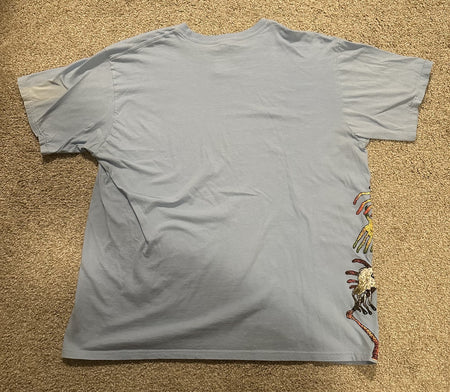 MEAT PUPPETS CONCERT T-SHIRT~HAND HEAD~LIGHT BLUE~XL~HANES~EXC COND~VTG