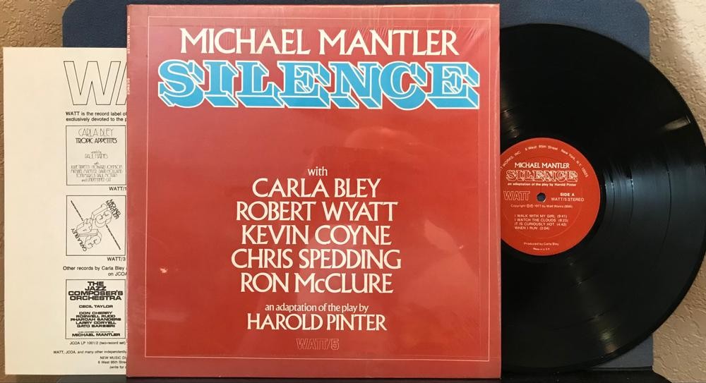 MICHAEL MANTLER SILENCE~NM- 1977 GATEFOLD 1st PRESS LP~SHRINK~INSERT~AVANT-GARDE