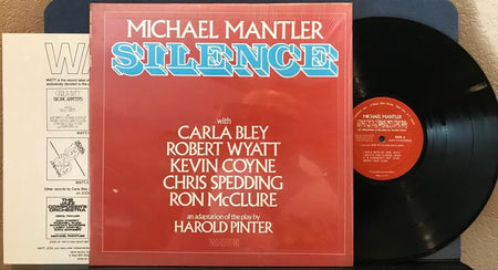 MICHAEL MANTLER SILENCE~NM- 1977 GATEFOLD 1st PRESS LP~SHRINK~INSERT~AVANT-GARDE