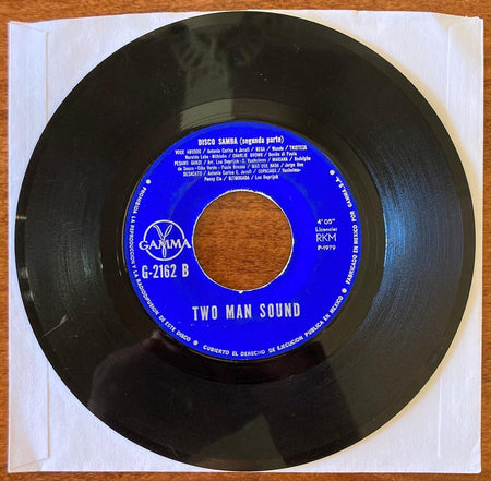 TWO MAN SOUND~DISCO SAMBA~1979 GAMMA MEXICO 7-INCH 45 SINGLE~LATIN DISCO~MIX-UP