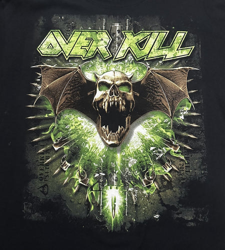 OVERKILL CONCERT T-SHIRT~2013 USA TOUR~XL~BLACK~ORIGINAL~EXC COND~RARE~VINTAGE