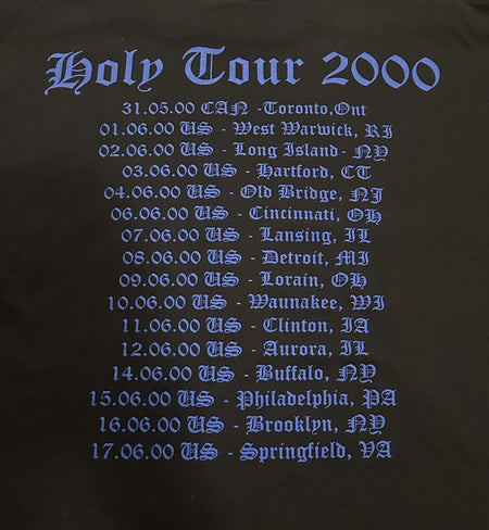 U.D.O. CONCERT T-SHIRT~2000 HOLY TOUR~ORIGINAL~CYGNUS TAG~XL~BLACK~EXC COND~VTG
