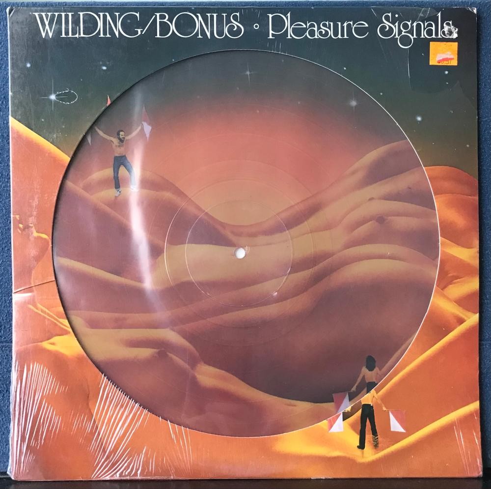 WILDING/BONUS~PLEASURE SIGNALS~SEALED 1978 VISA PICTURE DISC LP~JAZZ-ROCK~BONAS