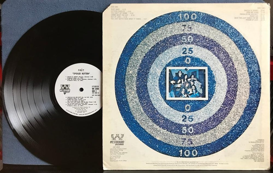 FRÜT SPOILED ROTTEN~RARE 1972 WESTBOUND RECORDS WHITE LABEL PROMO LP~GARAGE ROCK