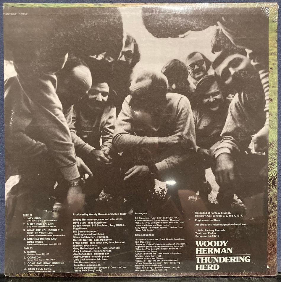 WOODY HERMAN THUNDERING HERD~SEALED ORIG 1974 FANTASY F-9452 1st PRESS LP~FUSION