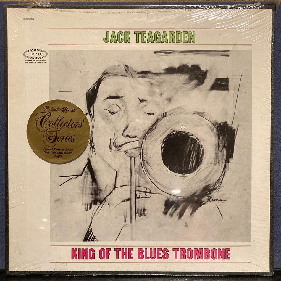 JACK TEAGARDEN KING OF BLUES TROMBONE~SEALED 1963 COLLECTOR'S SERIES 3LP BOX SET