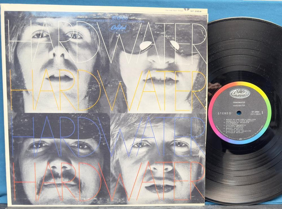 HARDWATER~S/T~NM ORIG 1968 HARD PSYCH FUZZ ACID LP~CAPITOL ST-2954~LA PRESS