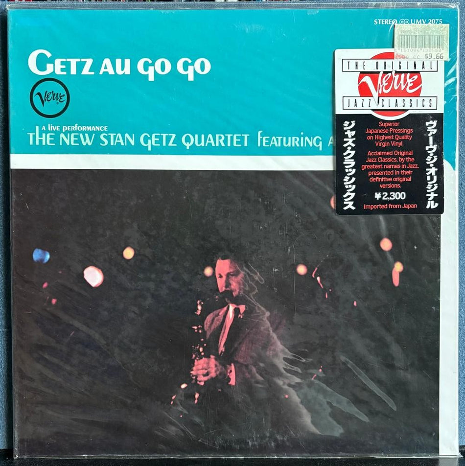 STAN GETZ AU GO GO~GILBERTO~MINT 1981 VERVE JAZZ CLASSICS JAPAN AUDIOPHILE RE LP