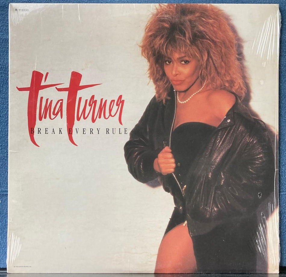 TINA TURNER BREAK EVERY RULE~SEALED 1986 RCA RECORD CLUB ISSUE LP~NO BARCODE~POP