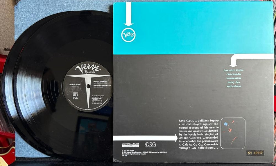 STAN GETZ AU GO GO~NM 2010 ORG 45rpm 180g AUDIOPHILE 2LP RE~ASTRUD GILBERTO~JAZZ