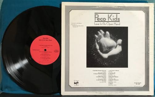 PECO KIDS LOVE IN AN OPEN HAND~ORIG 1977 LP~SORRENTINO~NASHVILLE~DICK MONDA
