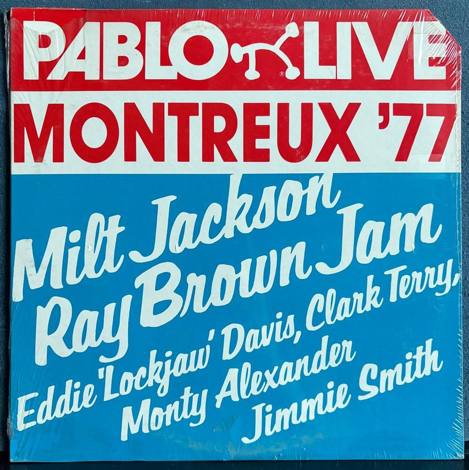 MILT JACKSON~RAY BROWN~MONTREUX '77~SEALED PABLO LIVE LP~EDDIE DAVIS~CLARK TERRY