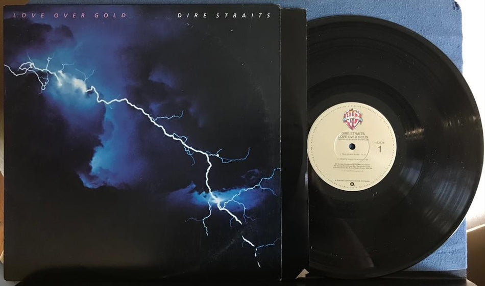 DIRE STRAITS LOVE OVER GOLD~VG++ 1982 WARNER BROS ALLIED 1st PRESS LP~INNER SLV