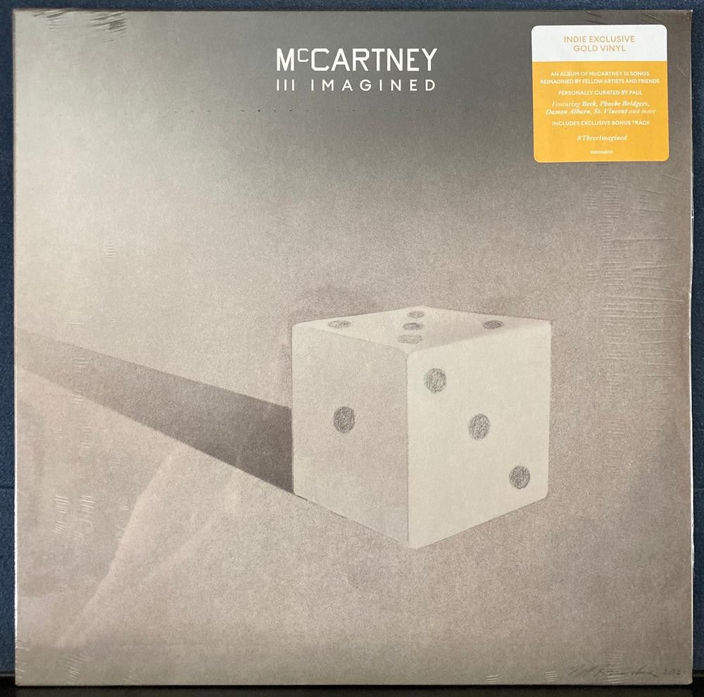 PAUL McCARTNEY III (3) IMAGINED~SEALED LIMITED EDITION INDIE EXCLUSIVE GOLD 2xLP