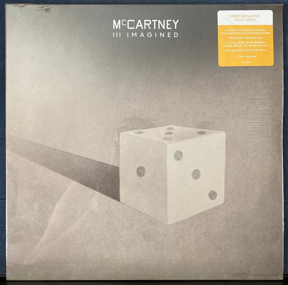 PAUL McCARTNEY III (3) IMAGINED~SEALED LIMITED EDITION INDIE EXCLUSIVE GOLD 2xLP