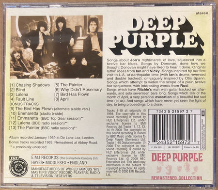 ORIGINAL DEEP PURPLE COLLECTION REMASTER CD~UK 2000~BLACKMORE~LORD~BBC LIVE TRX