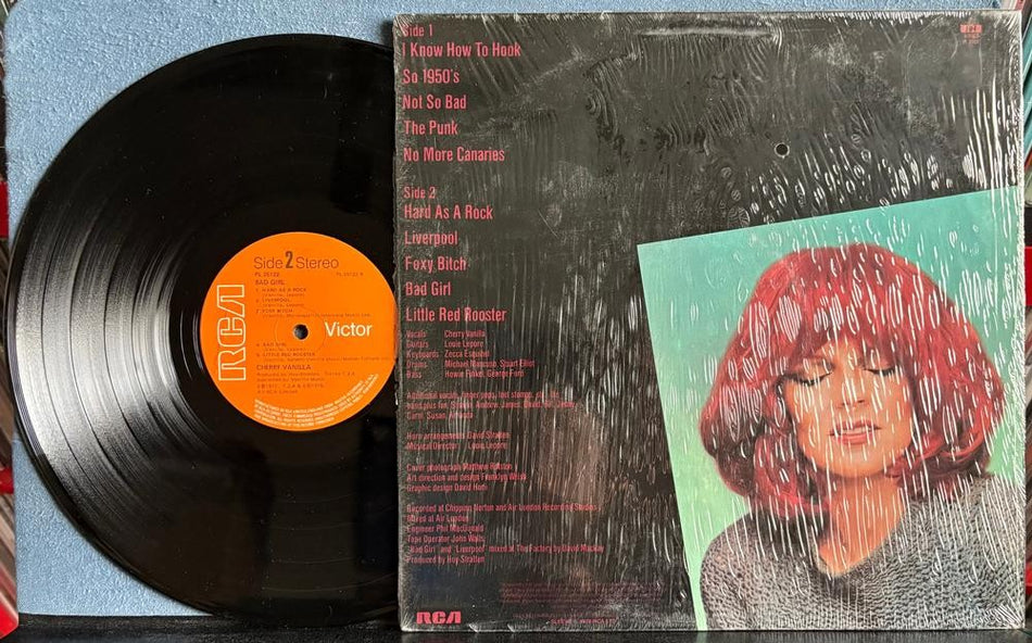 CHERRY VANILLA BAD GIRL~NM- 1978 RCA VICTOR 1st PRESS LP w/SHRINK~PUNK~NEW WAVE