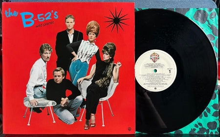 THE B-52's WILD PLANET~ORIG 1975 WARNER BROS LP w/INNER SLV~LINED LBLS~NEW WAVE