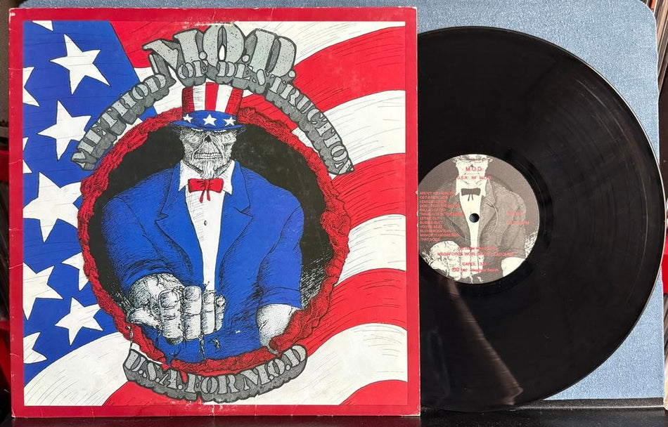 U.S.A. FOR M.O.D.~1987 CAROLINE/MEGAFORCE FIRST PRESS LP~METHOD OF DESTRUCTION