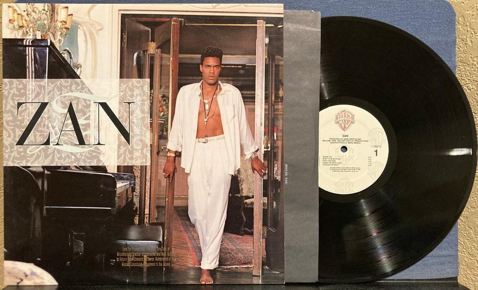 ZAN 1989 S/T LP~RARE VG++ PROMO COPY ON TRANSLUCENT QUIEX AUDIOPHILE VINYL~INNER