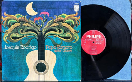 JOAQUÍN RODRIGO / PEPE ROMERO~SOLO WORKS FOR GUITAR~NM- 1981 PHILIPS HOLLAND LP