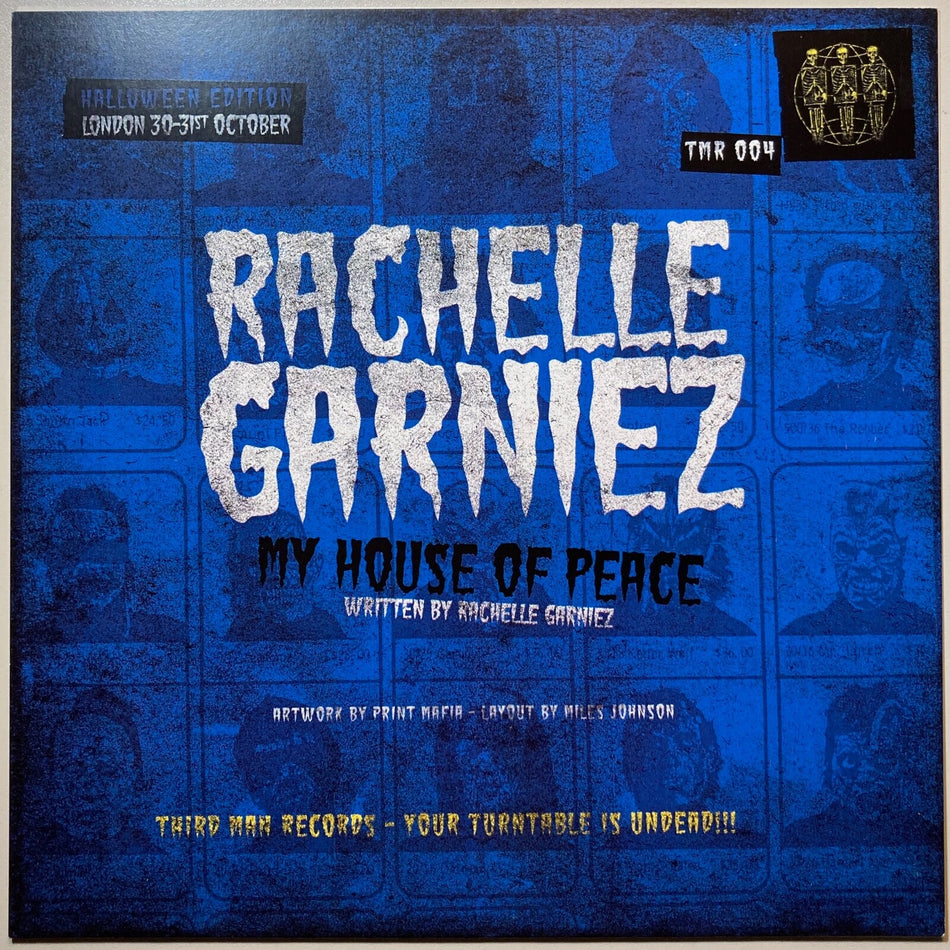 RACHELLE GARNIEZ~MY HOUSE OF PEACE~RARE THIRD MAN LONDON POP-UP SHOP~SLEEVE ONLY