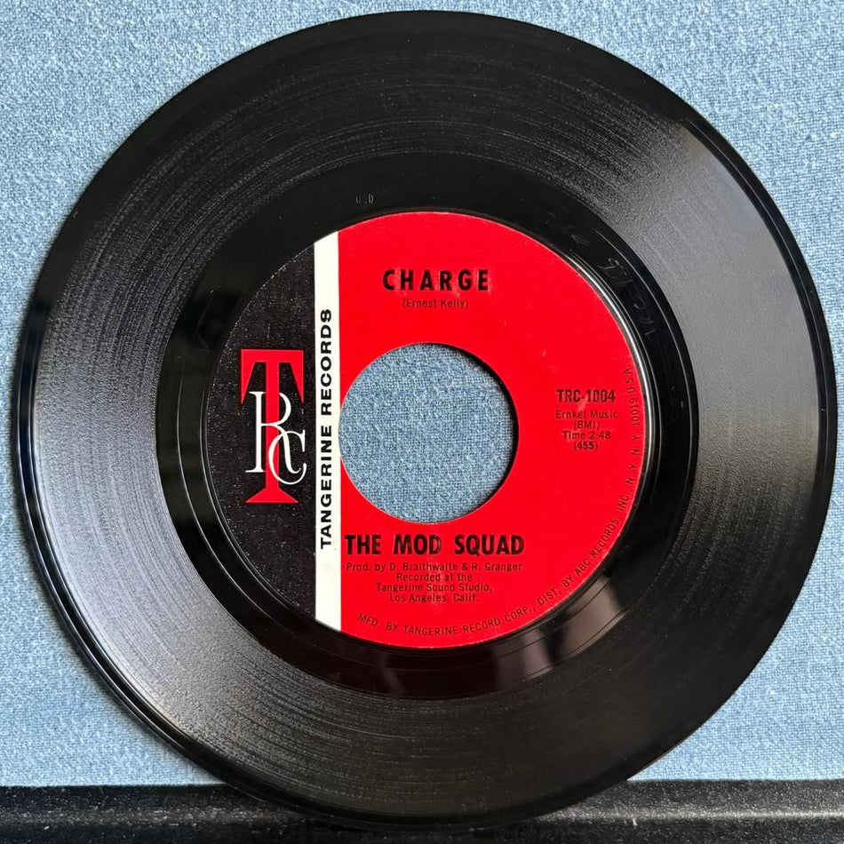 MOD SQUAD~CHARGE / MOD SQUAD YOU ALL~NM- 1970 TANGERINE 7-INCH 45 SNGL~FUNK~SOUL
