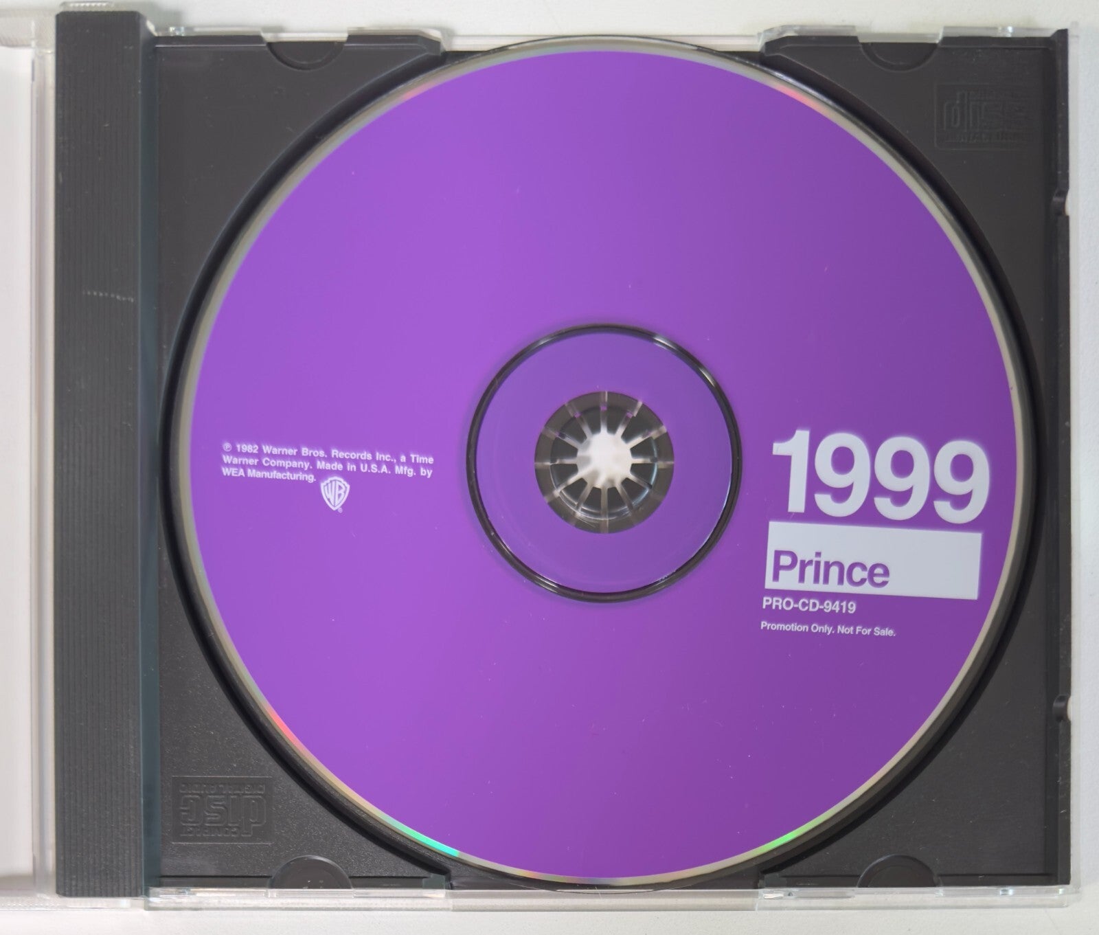 RARE 1982 PRINCE 1999 PROMO CD SINGLE w/EDIT~NM/NM~FUNK~SOUL~PARTY LIKE ITS 1999