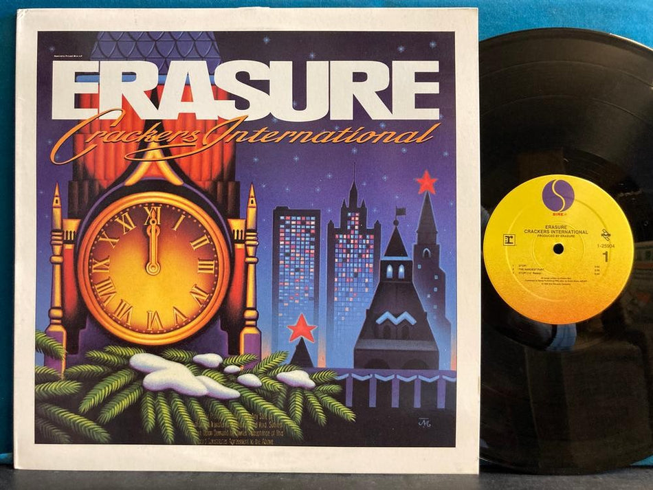 ERASURE CRACKERS INTERNATIONAL~NM 1988 SIRE PROMO~SYNTH~NEW ORDER~JOY DIVISION