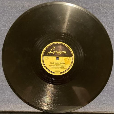 BETTANCOURT/BRYANT~BLUE BASIN SAMBA/LITTLE BOY CALYPSO~'53 LYRAGON UK 10" 78 RPM